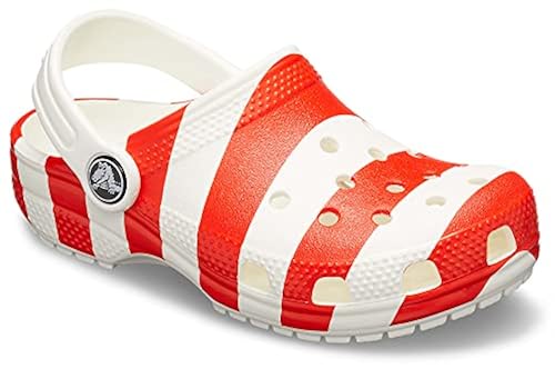 Crocs Kids Classic American Flag Clogs, 4th of July Shoes, US