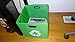 Alexi Ricci Green Folding Designer Recycle Bin 13x13 x 13 inch Ideal for Recycling of Newspapers - Magazines Office Papers Great for Office- Under Kitchen Sink - Dorm Room - Under Desk-
