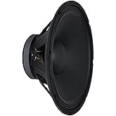 Peavey PRO 15, Black | Drop-in cabinet driver, restores deep bass punch, factory-matched cone, genuine audio parts, easy swap install