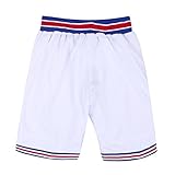 AFLGO Basketball Short Space Jam For Jerseys S-XXL White
