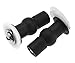 Micro Trader 2pcs Toilet Top Cover Lid Seat Fixings WC Blind Hole Fitting Black Screws Nut