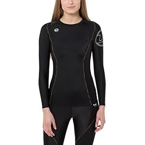 Ultrasport Kompressionsshirt Rainbow langarm dames Compressieshirt