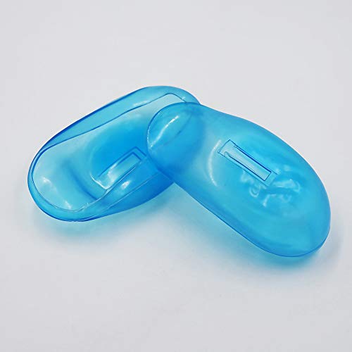 Xeminor Ear Protector Universal Ear Cover Transprarent Hair Dye Salon Earmuffs Waterpoof For Home Or Business Hairdressing Salon Use Blue