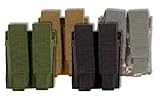 Voodoo Tactical MOLLE Compatible Double Pistol Magazine Pouch