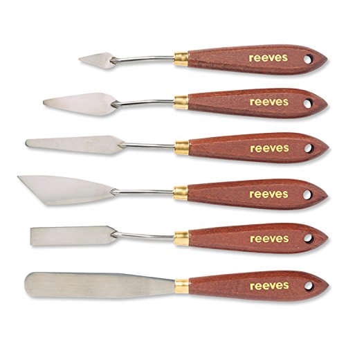 Reeves Metal Paint Knives, Set of 6 - Thumbnail 2