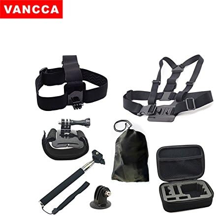Gopro Hero 4 3+ 2 SJ4000 SJ5000 M20 M10 WiFi Plus Xiaomi Yi Head Helmet Chest Body Wrist Strap Monopod Tripod Adapter Colloction Bag Sport Action Camera DV Camcorder Accessories Kits Set Bundle