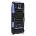 i-Blason Prime Series for Samsung Galaxy S4 Active i9295 Water Resistant Dual Layer Holster Case with Kickstand and Locking Belt Swivel Clip Rotates 180 Degrees (Blue)