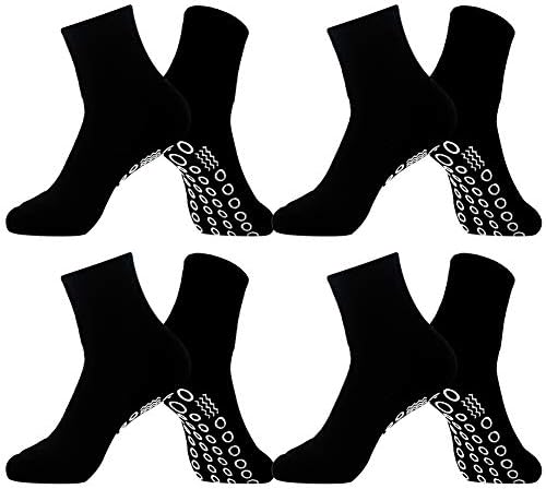 KitNSox Unisex Diabetic Strider Socks, Moisture Wicking Non-Slip Casual Crew Socks for Men Women