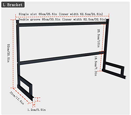 5 XIANGZHI+Stainless+Kitchen+Two+Tier+Storage