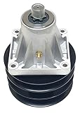 Spindle Assembly Including Pulley (756-0969, 756-1187) For MTD Spindle Numbers: 618-0241, 618-0241, 918-0241A, 618-0241A, 618-0241B, 918-0241B, 618-0241C, 918-0241C, 618-0431 (A,B,C), 918-0431 (A,B,C): Toro 112-0383
