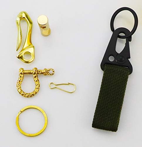 Joyce Lindberg Brass U Hook Keychain Gold Set of 3