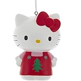 Kurt Adler Hello Kitty with Tree Christmas Ornament