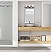 CANARM LTD. IVL370A03BPT Hampton 3 Bulb Vanity Light, Brushed Pewter