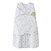 Halo Sleepsack 100% Cotton Swaddle, Green/Blue/Grey Circle, Newborn
