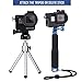 Aluminum Case Frame (Black) for GoPro Hero 7 Black Hero 6 Hero 5 with 52mm UV Filter Skeleton Housing with Microphone Mic Mount for Go Pro Hero7 Black Hero6 - Best Protection for GoPro by SublimeWare