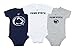 Nike Newborn NCAA Penn State Nittany Lions 3-piece Creeper Set