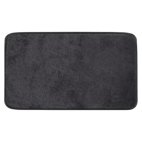 Gedy Tapis de Bain Fuzzy 80 x 50 cm Noir