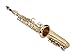 Eb Alto Saxophone Gold Lacquer Finish, Pad Saver, Neck Strap, Hard Case (609436)