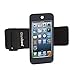 TuneBand for iPod Touch 5th Generation / 6th Generation, Premium Sports Armband with Two Straps and Two Screen Protectors (Fits Models A1421/A1509/A1574), Black