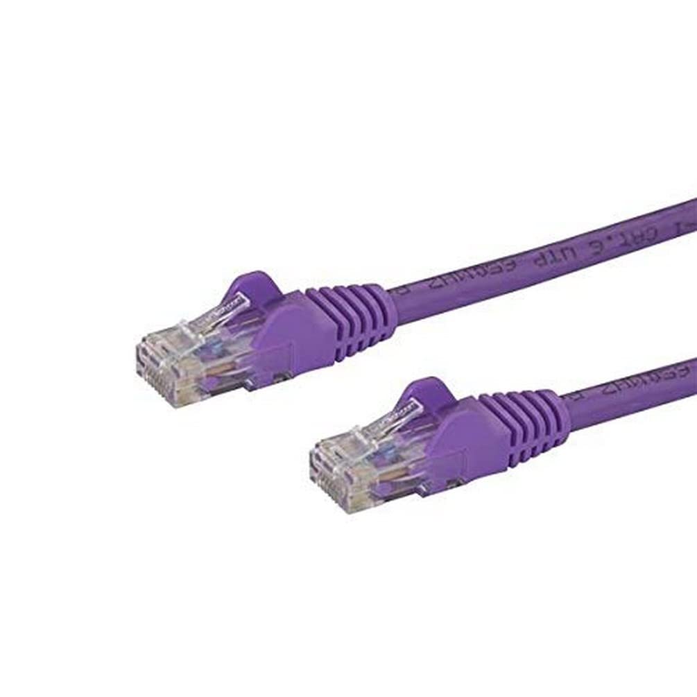 StarTech.com 7m Purple Cat5e Patch Cable with Snagless RJ45 Connectors - Long Ethernet Cable - 7 m Cat 5e UTP Cable (45PAT7MPL)