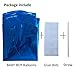 SGODA 10 inch Baby Boy Foil Mylar Balloons for Birthday Party Decoration Blue