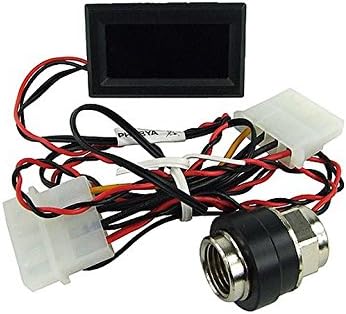Temperature Sensor In-Line 2x G1/4 inner Thread with C/F Display