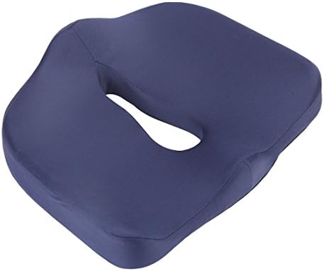 HOJOOY Comfort Memory Foam Chair Cushion for Prostate Hemorrhoid Tailbone Sciatica Back Pain Comfort And Relief Great Pad For Office Chair Sitting Driving Truck Medical Grade Ergonomic Support Seat