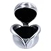 AVESON Vintage Rose Flower Style Antique Women Trinket Jewelry Gift Box Necklace Earrings Ring Storage Case, Sliver, Large