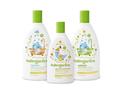 Babyganics Baby Bubble Bath, Fragrance Free, 20oz Bottle, (Pack of 2)