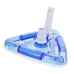 U.S. Pool Supply Weighted Transparent Triangular Pool Vacuum Head with Swivel