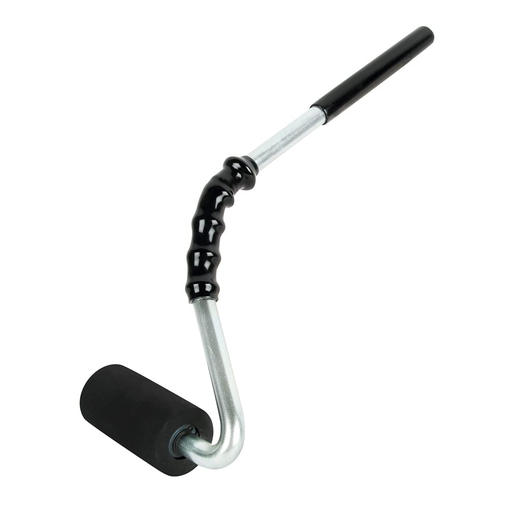 O'SKOOL Laminate Veneer & Vinyl Flooring Roller - 406mm High-Pressure J Roller with Curved Handle for Wall Coverings, Floor Installation & Corner Pressing