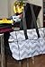 NimNik Baby Premium Diaper Tote Bag Chevron w/ Changing Mat, Designer Diapers Bag for Girls Boys Twins, Shower Gifts for Mom Dad