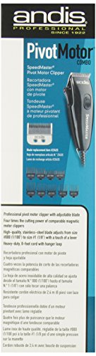 ANDIS PRO 24075 Pivot Motor Clipper/Trimmer Combo, Black