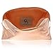 Rose Gold Holographic Makeup Bag - Metallic Cosmetic Make up Case - Cool Travel Bags