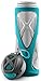Zulu Vapor BPA-Free Plastic Water Bottle with Flip Straw, Teal, 24 oz