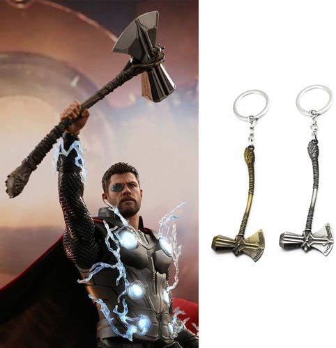 RULONG Thor Stormbreaker Hammer Keychain The Avengers Infinity War Tomahawk Keyring