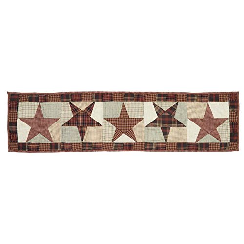 VHC Brands Abilene Star Quilted Runner 13x48