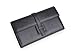 Grebago Women's Genuine Leather Long Wallet Clutch Purse Handbag Card Holder Case with Coin Zipper Pocket Black (Gift box)