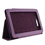PU leather Cover Case for the Barnes & Noble Nook Color / Nook Tablet (Purple)
