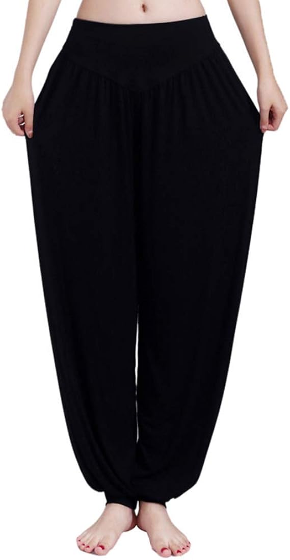 Classic Pink Fashion Women's Harem Trousers Long Ladies Girls Baggy