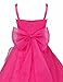 FEESHOW Kids Big Girls Rhinestone Ruffle Flower Dress Bridesmaid Party Wedding Gown Rose 8