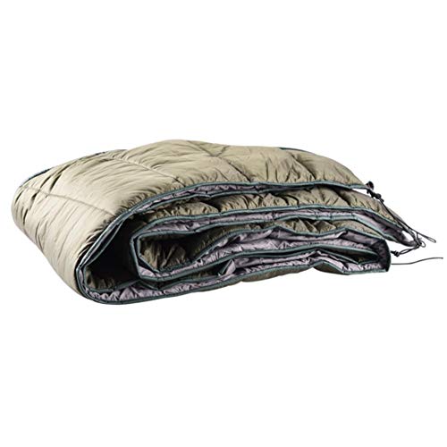 Ya-tube Double Hammock Underquilt, Lightweight Winter Camping Under Blanket, Warm Hammock Under Quilt Insulation Foldable Full Length