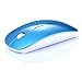 Perman 2400DPI 2.4GHz Wireless 4 Button Optical Mouse Mice with USB Receiver for PC Laptop Blue