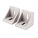 Boeray 6pcs 4040 Inside Corner Bracket Gusset for 4040 Series Aluminum Extrusion Profile with Slot 8mm