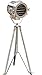 THOR INSTRUMENTS Nautical Spot Light Steel Searchlight Studio Floor Lamp Tripod Silver Finish Rustic Vintage Home Decor Gifts