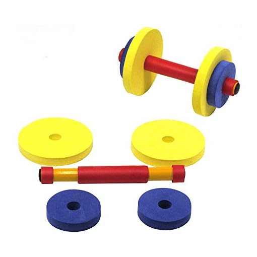Redmon for Kids Fun and Fitness Dumbbell Set, Multicolor, 10 Piece - Image 3