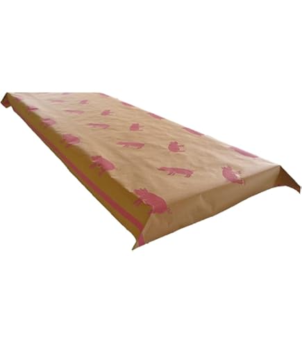 3-Pack Pink Pig Tablecloths - 54x108 Inch Rectangular Party Table Covers For Birthday Decor