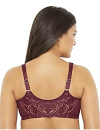 Brand - MxG - a Mae and Glamorise Collaboration - Women's Front Close Full Figure Plus Size Lace Bra
