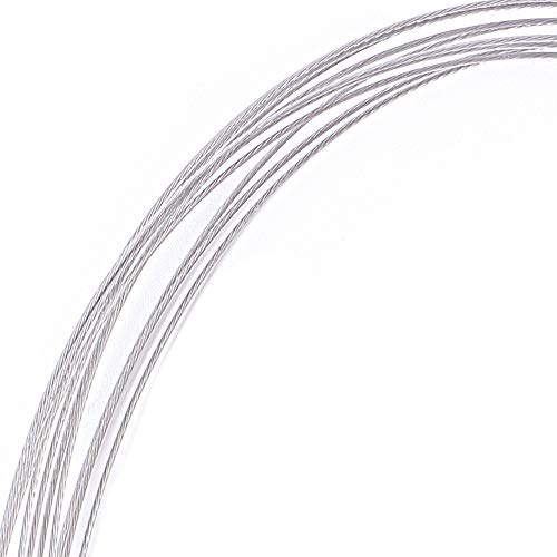 SETLUX Wire Trace Leader Rig Stainless Steel 10x 2 Arms Fishing Rigs Tackle Lure Swivel Snaps Beads - Thumbnail 5