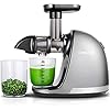 AMZCHEF Juicer Machines - Cold Press Slow Juicer - Masticating Juicer for Whole Fruits and Vegetables - Delicate Chew No…